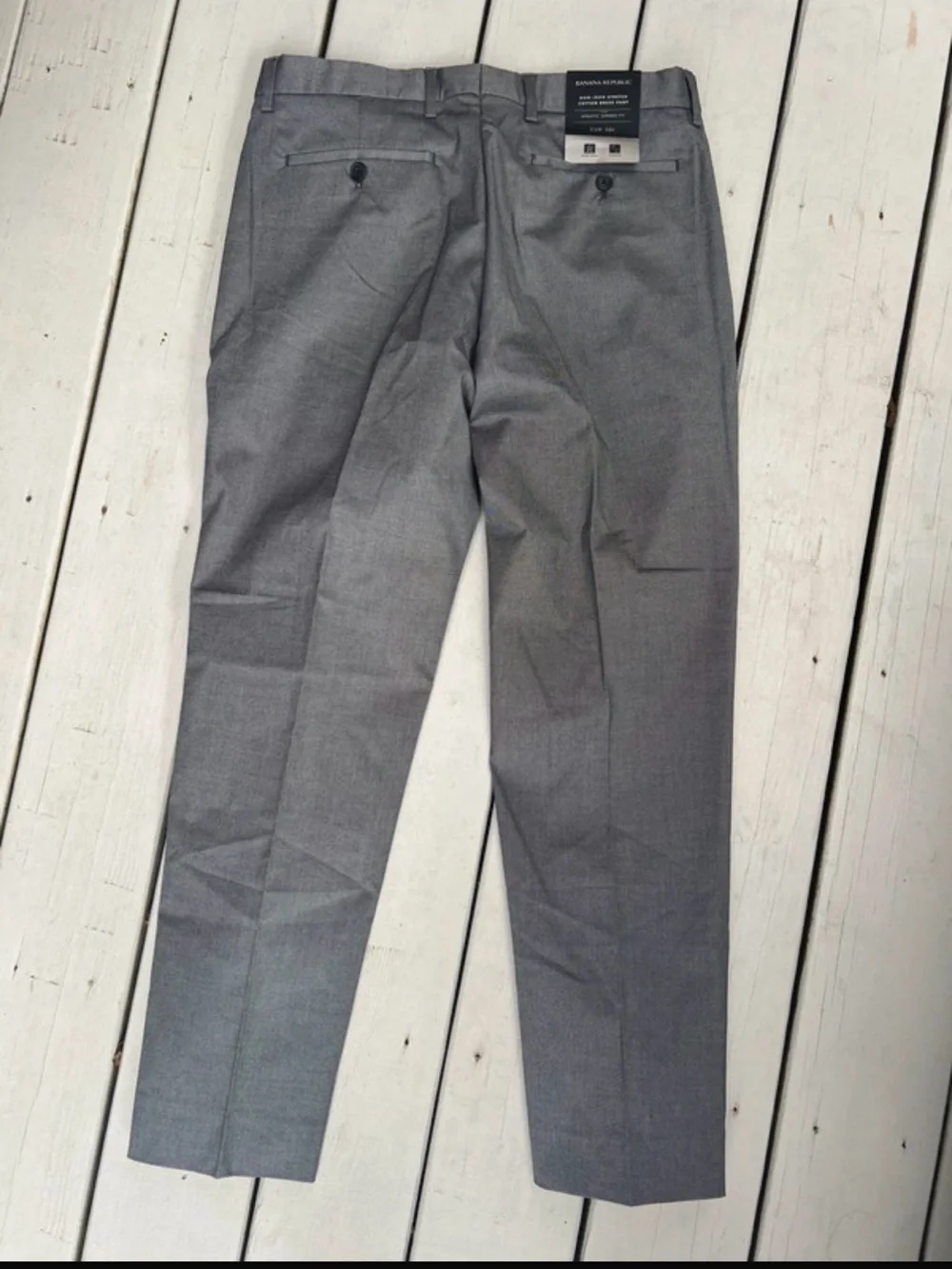 Banana Republic Men's Gray Dress Trousers